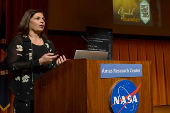 بانو آزاده تبازاده، شیمیدان مرکز مطالعاتى ایمز ناسا