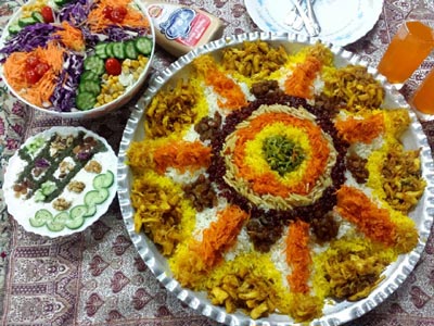 طرز تهیه مرصع‌ پلو؛ جشنواره مزه‌ها