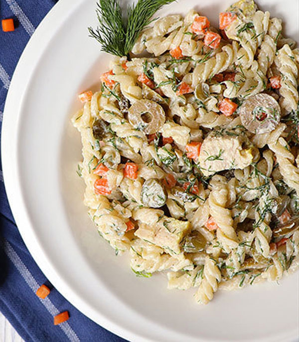 سالاد ماکارونی رژیمی