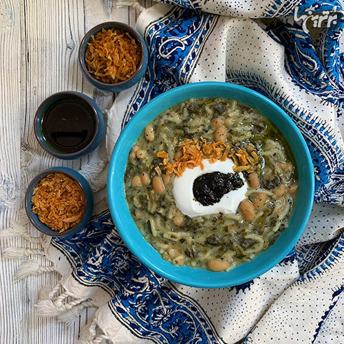 آش ماست و اسفناج