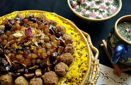 طرز تهیه عدس پلو نذری