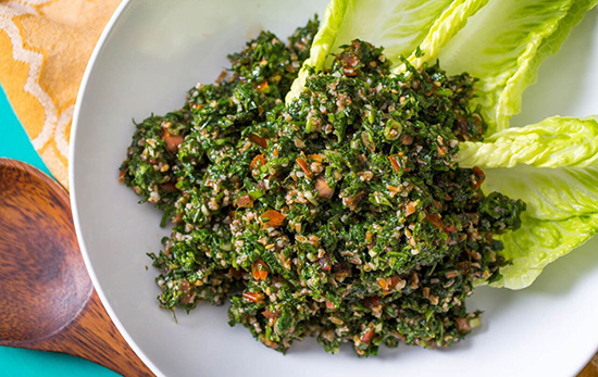 طرز تهیه سالاد تبوله