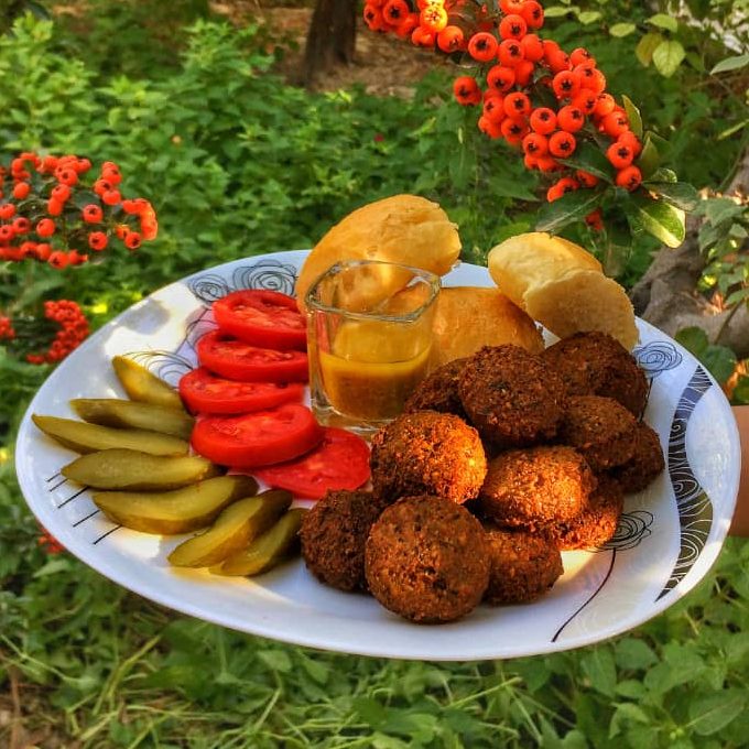 طرز تهيه فلافل عربی