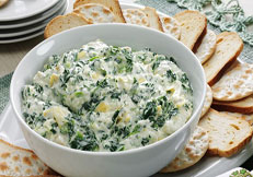 طرز تهیه دیپ مرغ و اسفناج پنیری