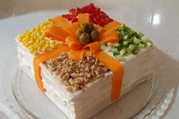 طرز تهیه‌ی کیک مرغ