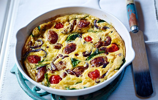 املت بادمجان و سوسیس