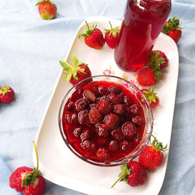 طرز تهیه مربای توت‌ فرنگی