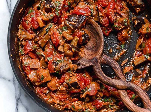 خوراک بادمجان کبابی