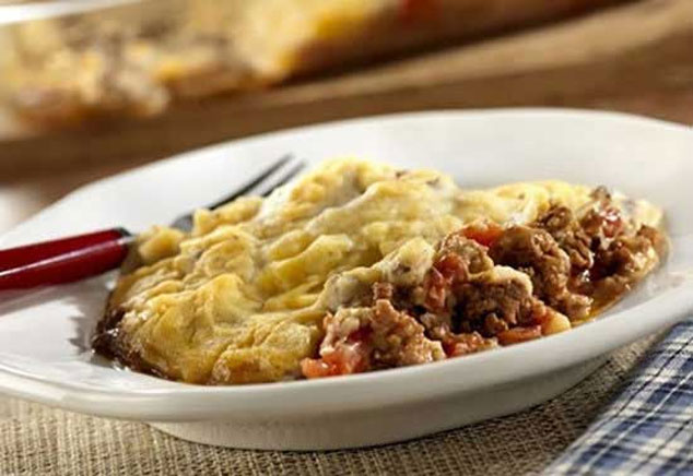 املت گوشت و تخم مرغ