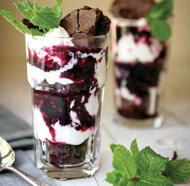 دسر ژله بستنی دورنگ