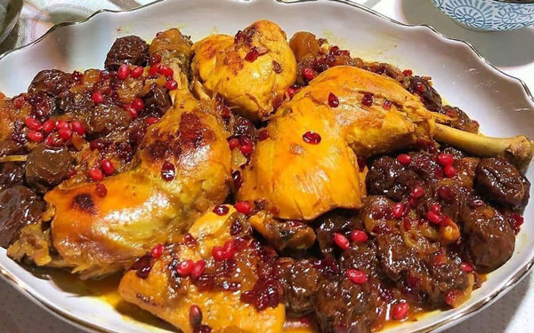 طرز تهیه مرغ زعفرانی