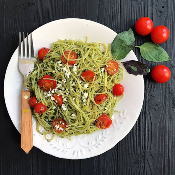 پاستای ریحان؛ با عطر و طعمی بی‌نظیر