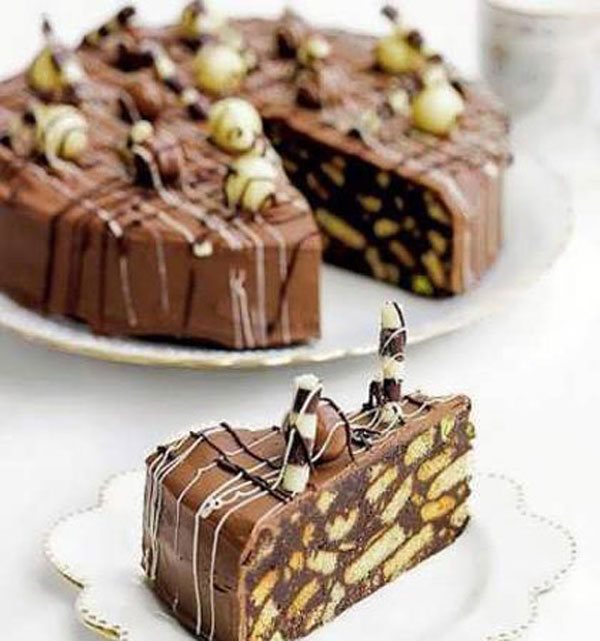 طرز تهیه کیک موزائیکی