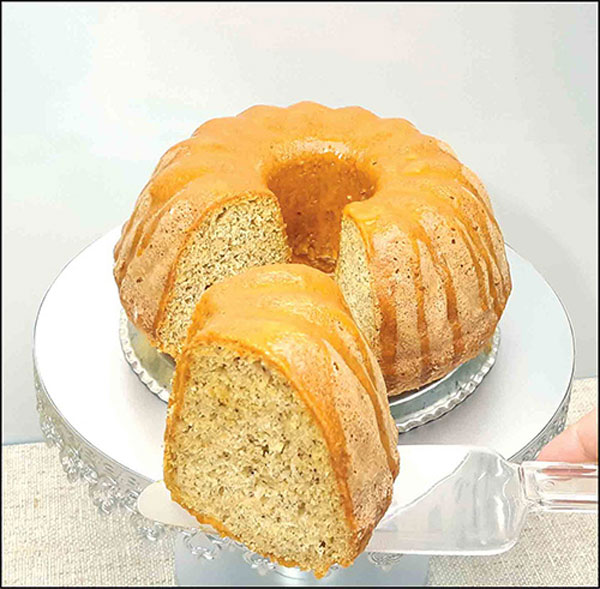 کیک خانگی موز و هویج