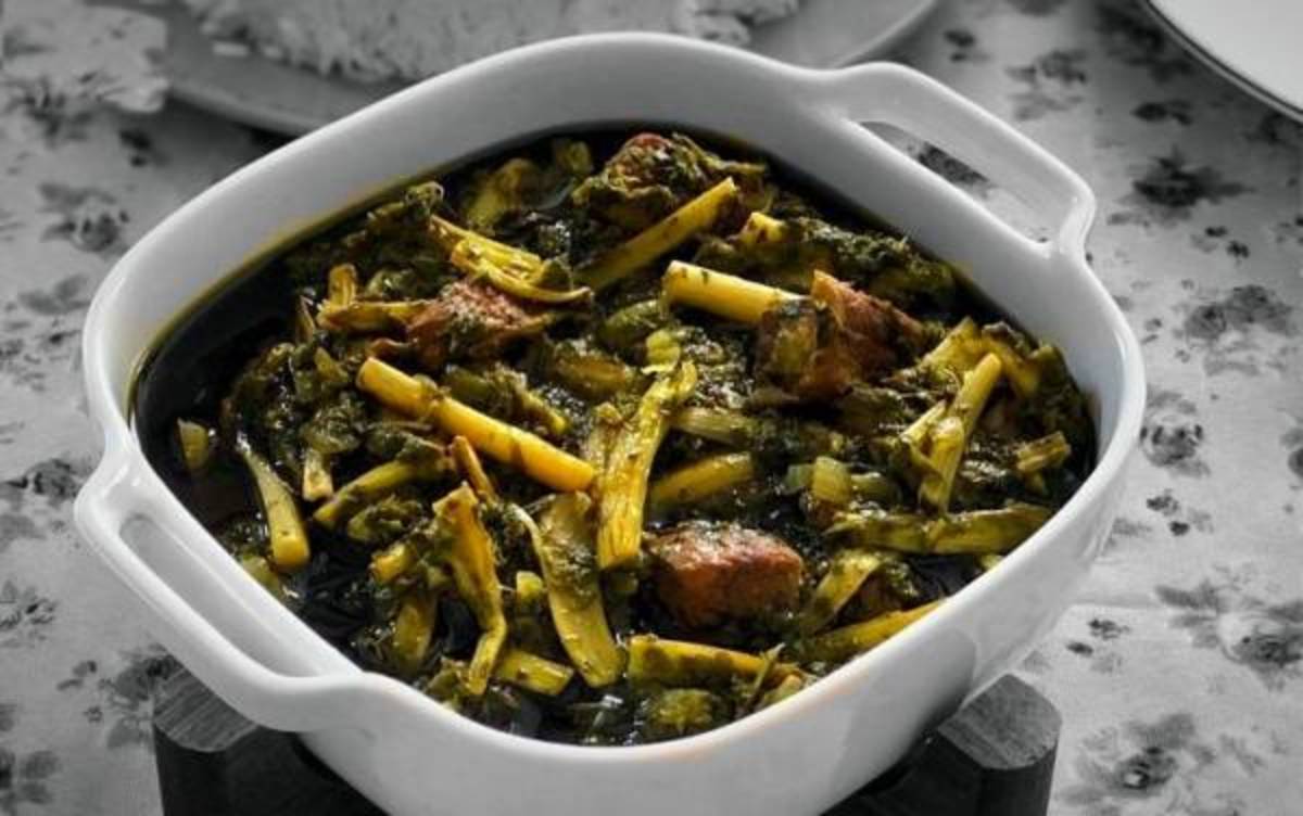 طرز تهیه خورش کنگر