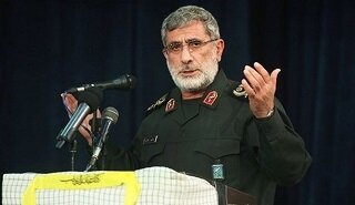 پیام معنادار سردار قاآنی به آمریکا و اسراییل از خاک سوریه