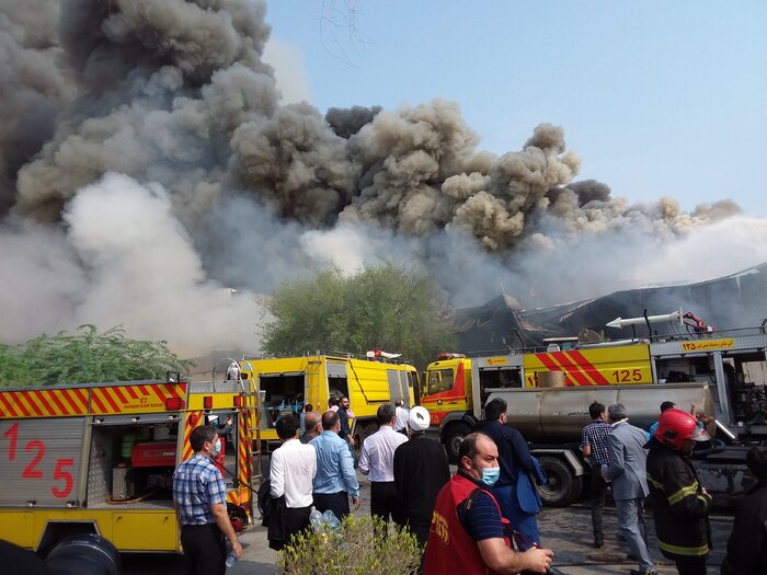 آتش سوزی در "پردیس ۱" کیش