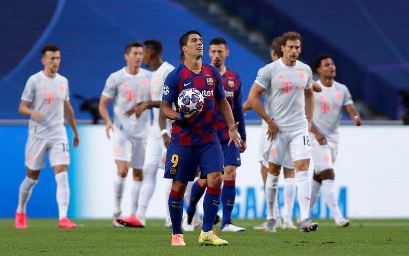 آبروریزی بارسلونا در لیسبون/ جشنواره گل بایرن و صعود به نیمه‌نهایی