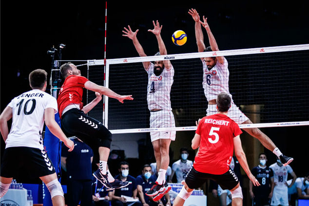 شکست تیم ملی والیبال ایران مقابل آلمان