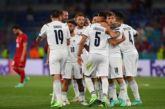 نمایش درخشان ایتالیا در دیدار افتتاحیه یورو
