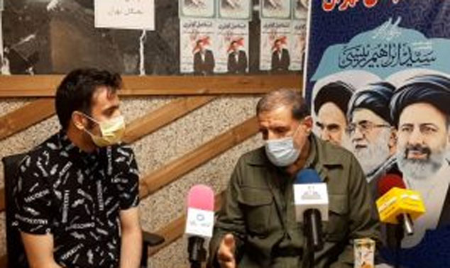 حضور سردار کوثری در کمیته نخبگان ستاد آیت الله رئیسی