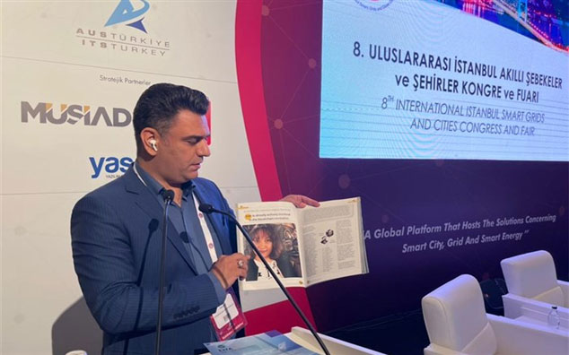 از اولین نشریه اختصاصی رمز ارز و بلاکچین در خاورمیانه در نمایشگاه هوشمند استانبول رونمایی شد