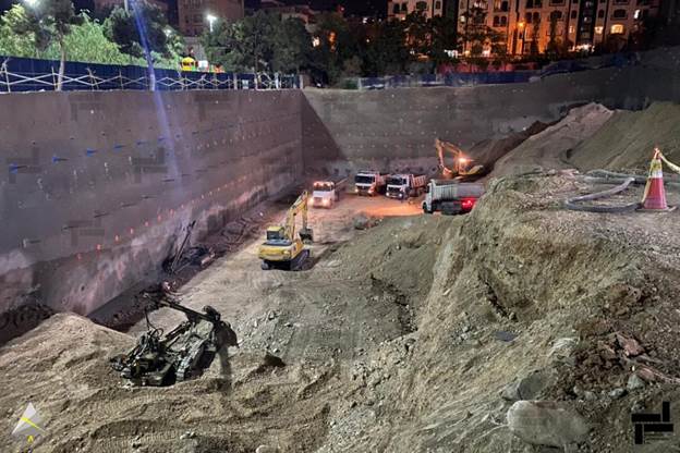 اجرای عملیات خاکی (تخریب و خاکبرداری)