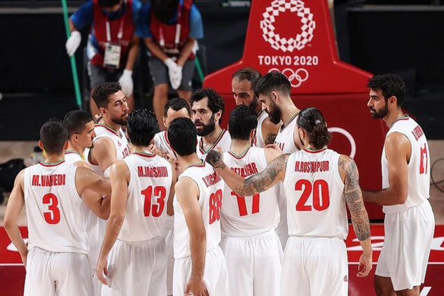 المپیک توکیو؛ پایان کار بسکتبال ایران در المپیک با باخت مقابل فرانسه