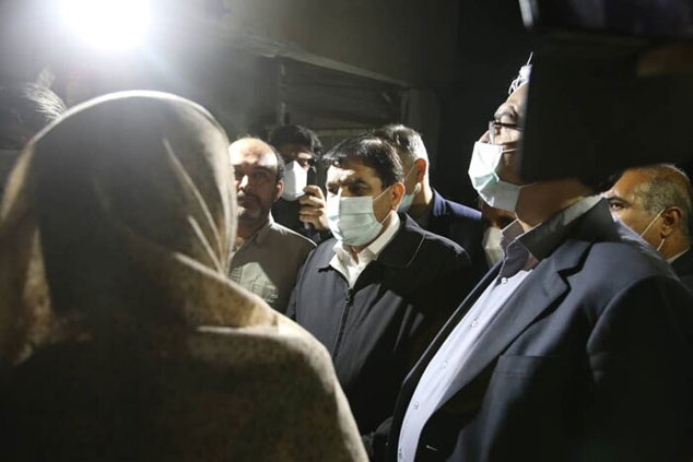 معاون اول رئیس‌جمهور از روستای زلزله‌زده بندرعباس بازدید کرد