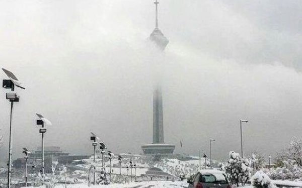 تداوم بارش باران و برف در تهران