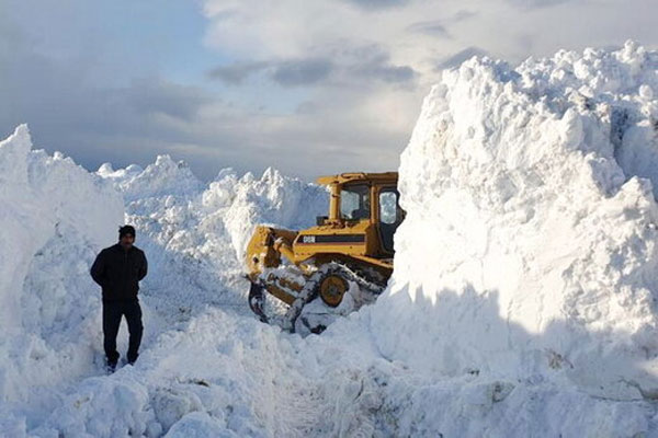 ایران با بارش برف نفس کشید
