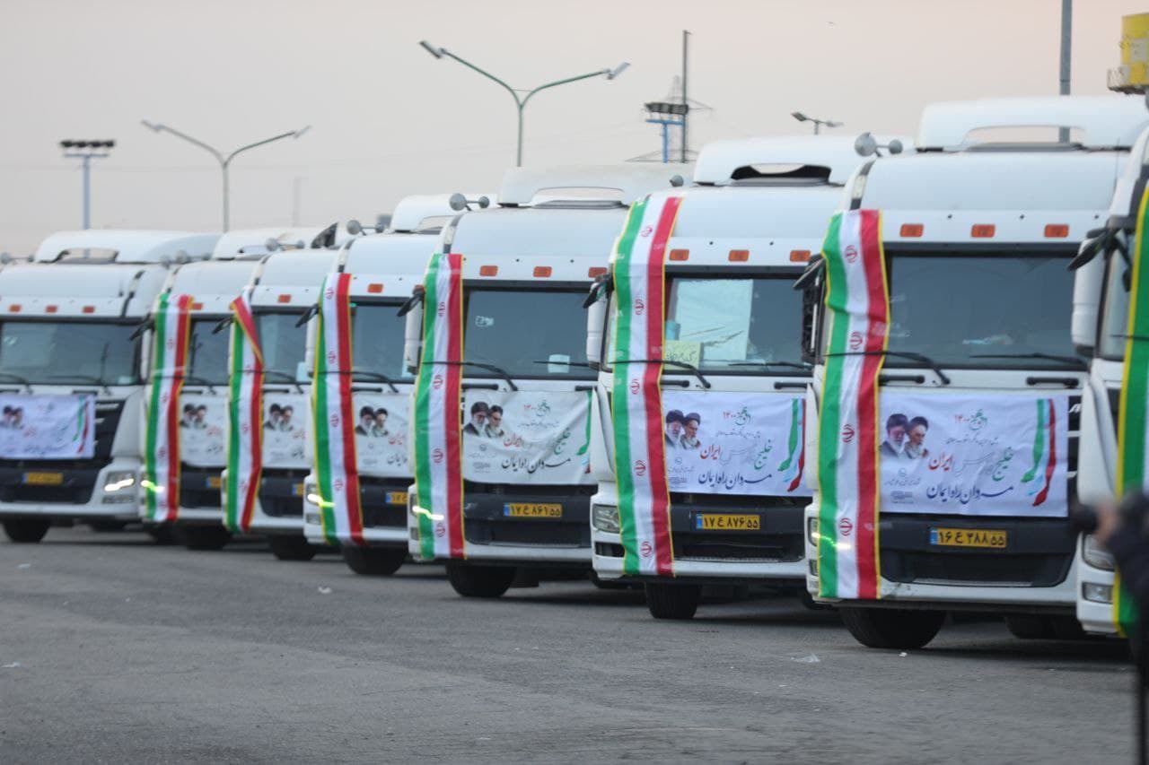 توانمندی ناوگان شرکت حمل و نقل بین المللی خلیج‌فارس را  در چهل و سومین سالگرد پیروزی انقلاب به نمایش گذاشتیم