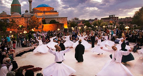 جشن بزرگداشت مولانا در قونیه ترکیه