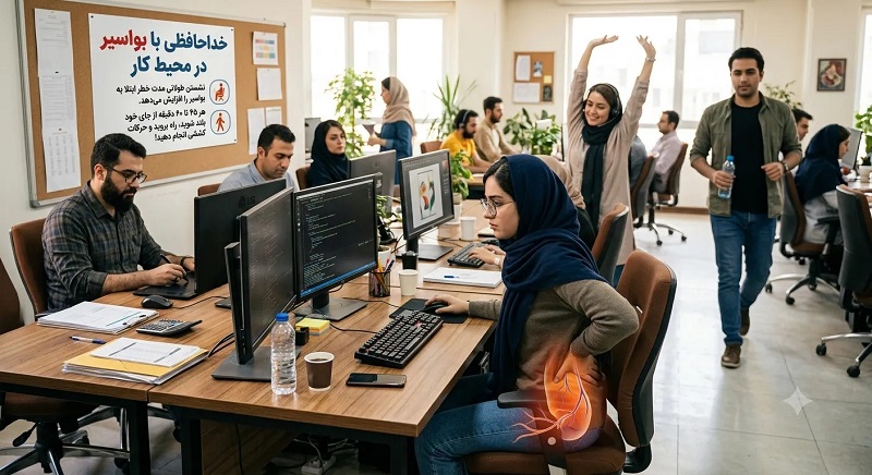 نشستن طولانی یا کار سنگین؟ کدام مشاغل بیشتر به بیماری‌های مقعدی مبتلا می‌شوند؟