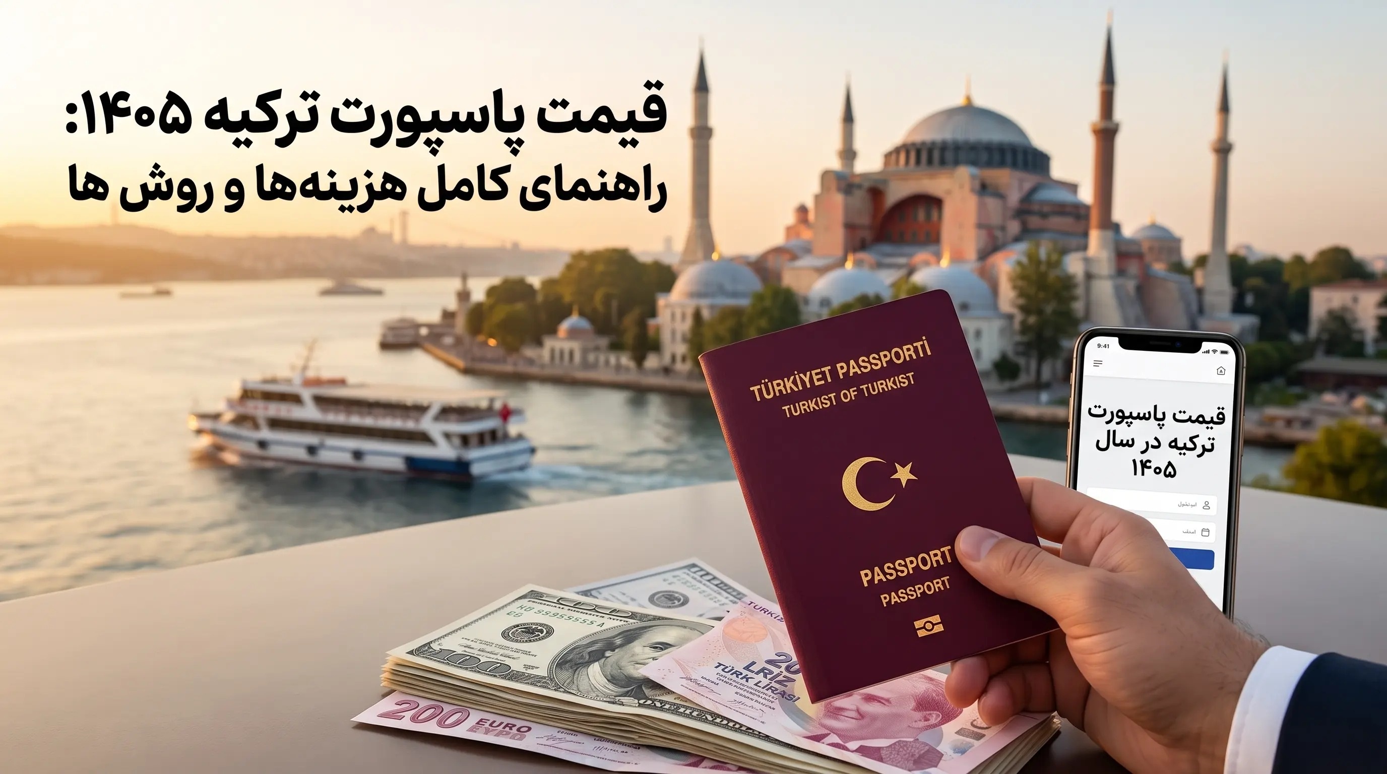 قیمت پاسپورت ترکیه در سال ۱۴۰۵؛ راهنمای جامع هزینه‌های مستقیم و جانبی اخذ شهروندی