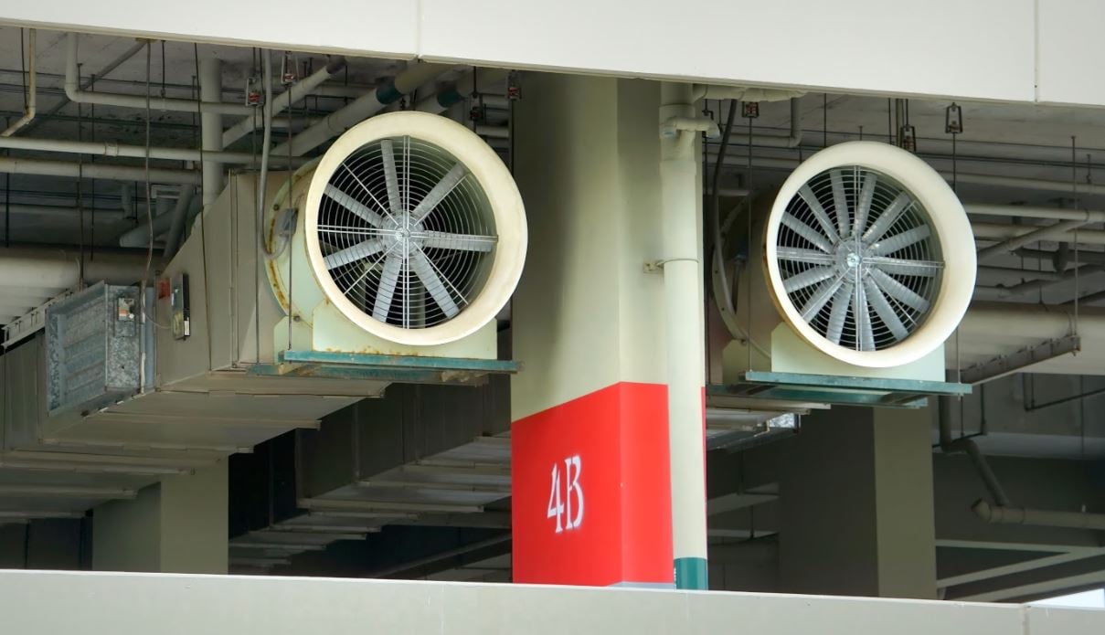 اگزاست فن پارکینگ؛ هوای پاک، ایمنی بیشتر