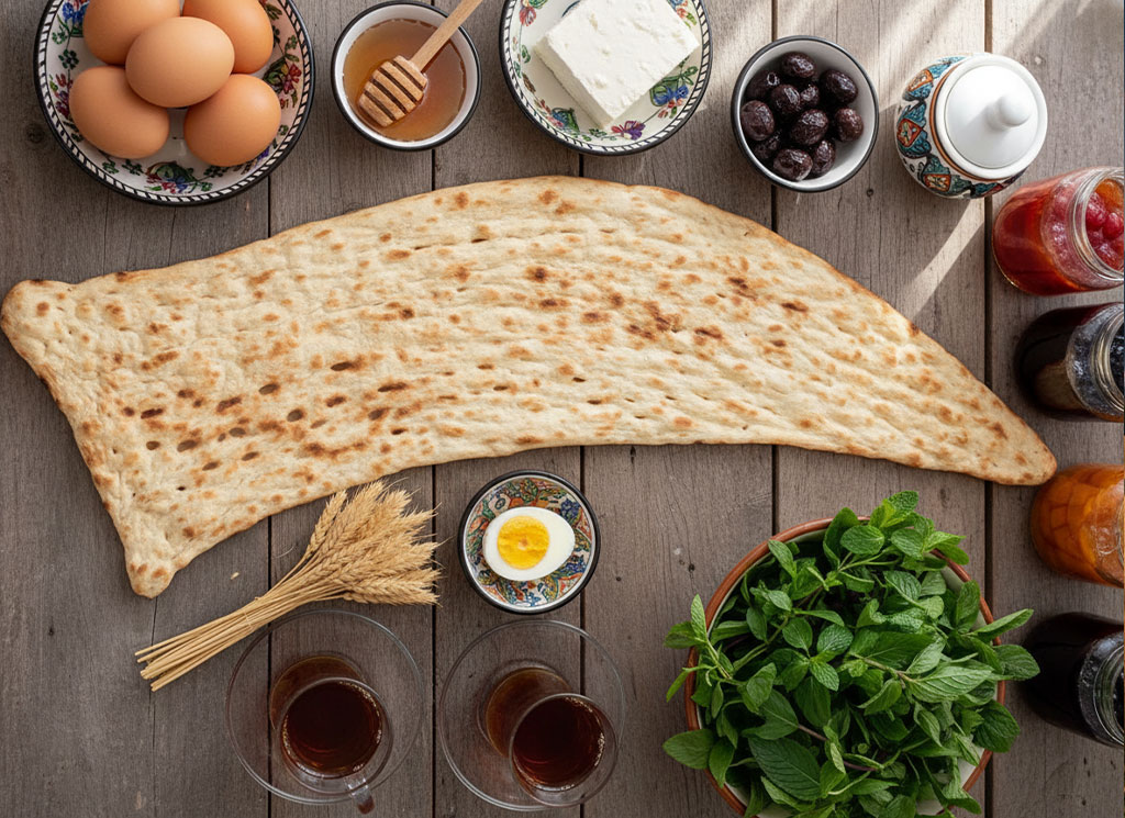 همه چیز درمورد نان سنگک، راهنمای کامل پخت، تاریخ و خواص نان سنگک