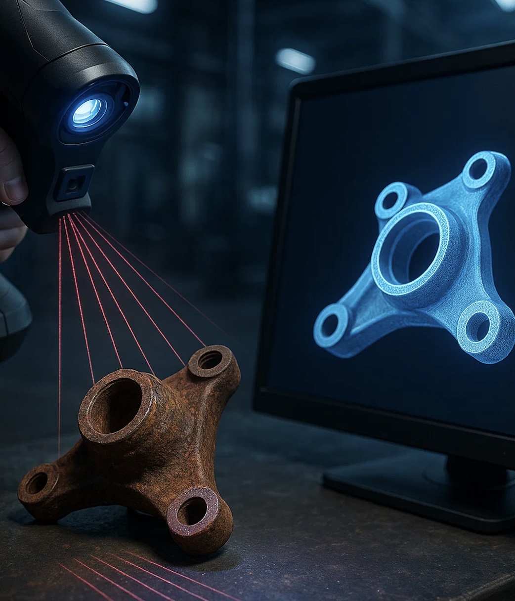 کاهش هزینه‌های تولید با خدمات اسکن سه‌ بعدی صنعتی