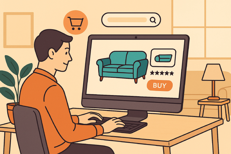 خرید مطمئن مبل راحتی از تولیدی؛ بررسی تولیدکننده‌ها در سایت مبل و میز