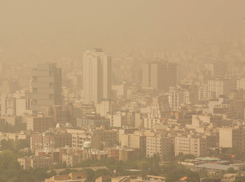 هوای تهران قرمز شد